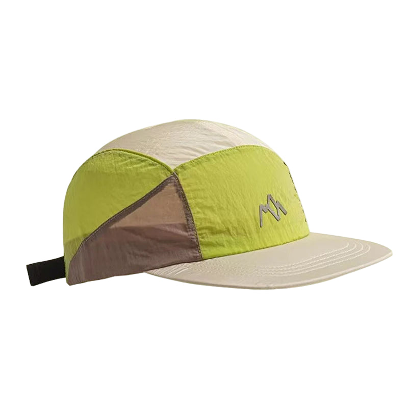 Summer Quick-Drying Baseball Cap for Men and Women 5-Panel Street Trend Versatile Japanese Retro Sun Protection Hiking Hat