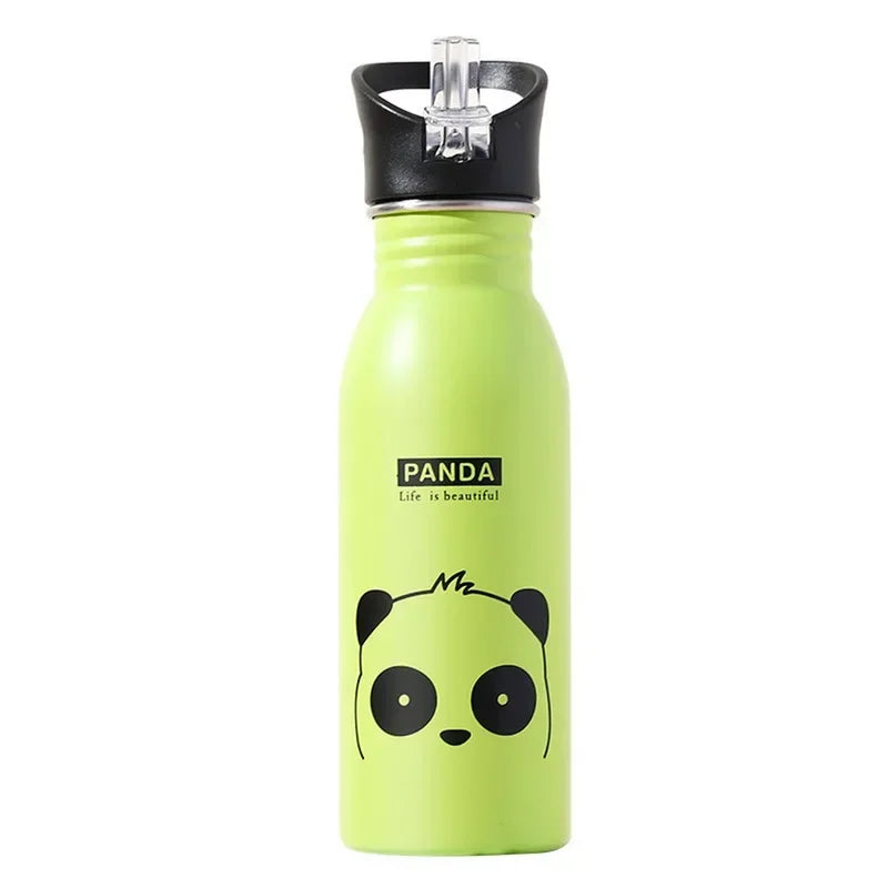Stainless Steel Portable Cycling Camping Bottle Kettle Water Bottles for Kids Kawaii Drinkware Sport Bottle Cold Water Bottle