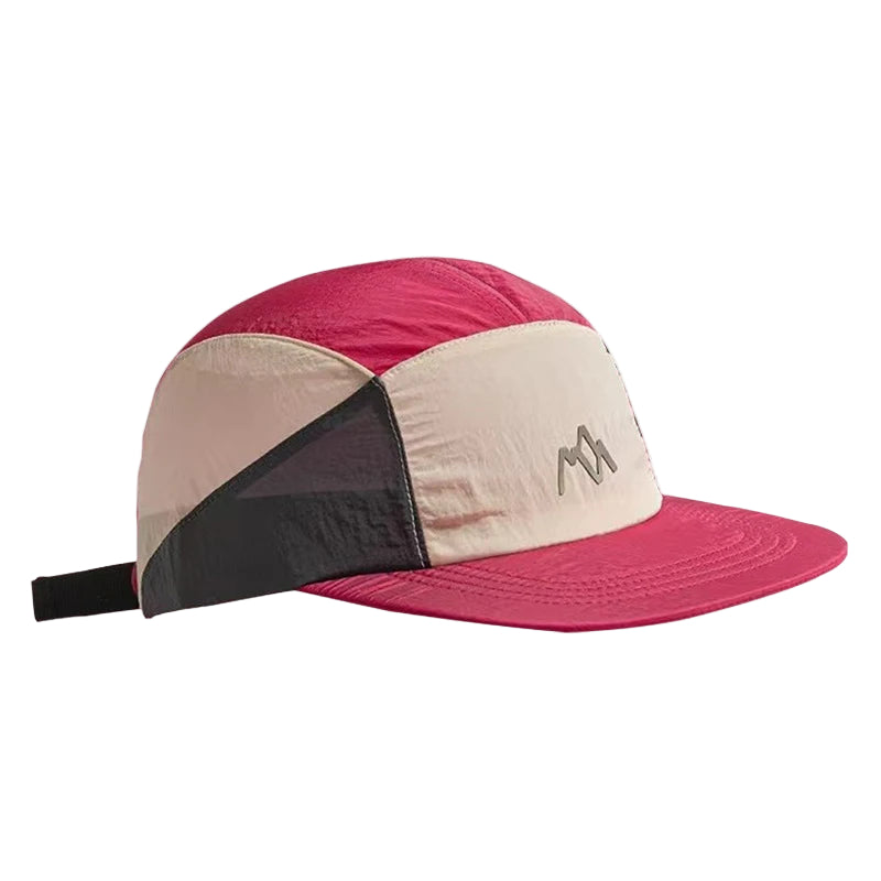 Summer Quick-Drying Baseball Cap for Men and Women 5-Panel Street Trend Versatile Japanese Retro Sun Protection Hiking Hat