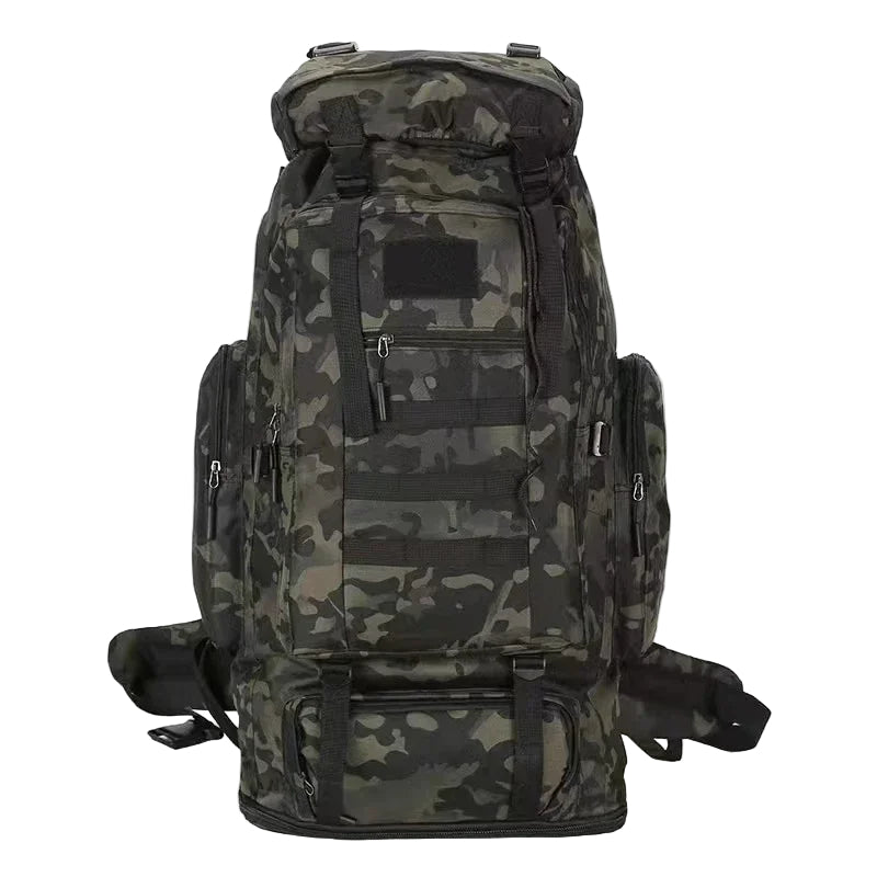 80L/100L Mountaineering Bag Climb Bag Tactical Backpacks Large Backpack Outdoors Hiking Camping Travel Bags