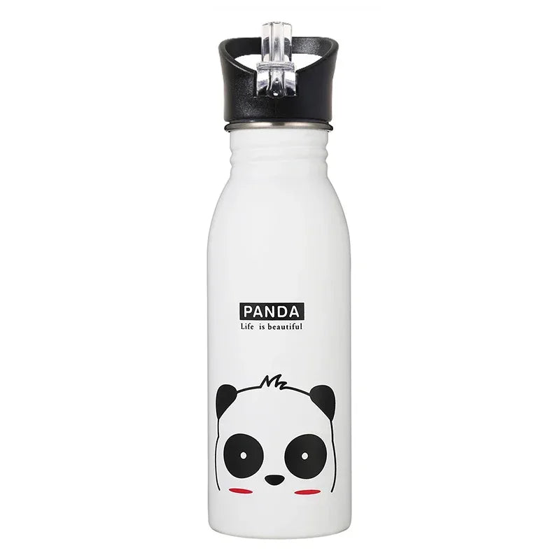 Stainless Steel Portable Cycling Camping Bottle Kettle Water Bottles for Kids Kawaii Drinkware Sport Bottle Cold Water Bottle