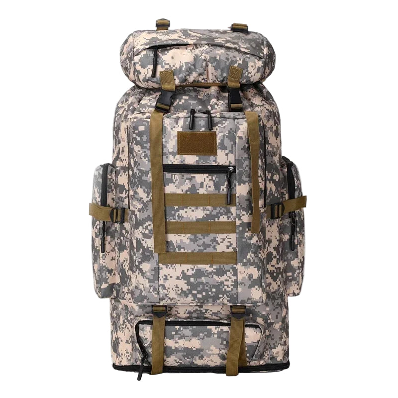 80L/100L Mountaineering Bag Climb Bag Tactical Backpacks Large Backpack Outdoors Hiking Camping Travel Bags