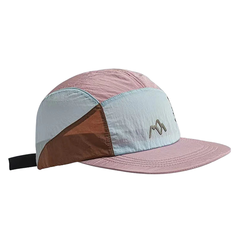 Summer Quick-Drying Baseball Cap for Men and Women 5-Panel Street Trend Versatile Japanese Retro Sun Protection Hiking Hat