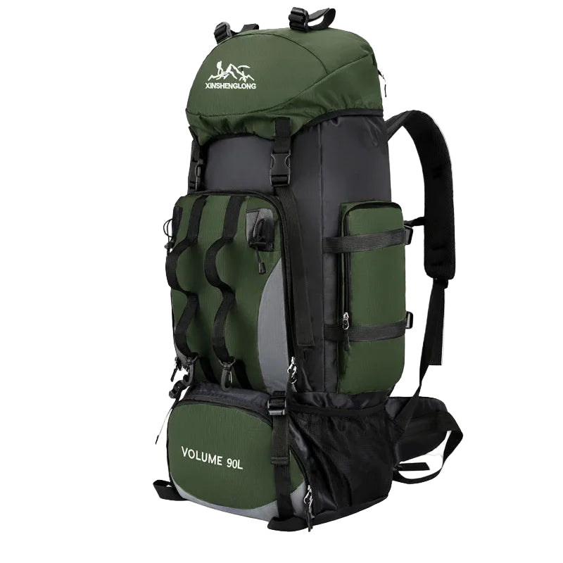 90L Waterproof Hiking Camping Backpack Trekking Bag Rucksack Large Capacity Travel Outdoor Sports Bags Camping Equipment Men