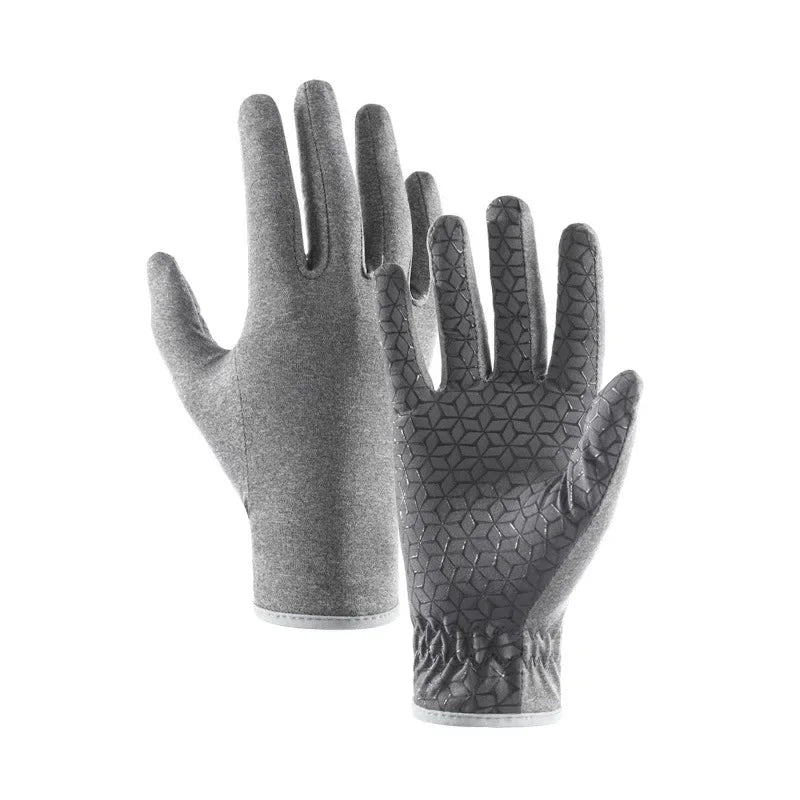 -Outdoor Cycling Gloves for Men and Women, High Elastic, Breathable, Touch Screen, Non-Slip, Running, Climbing